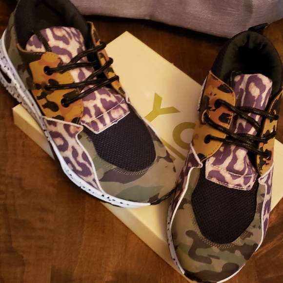 9 camouflage leopard sneakers mix print - Picture 2 of 8